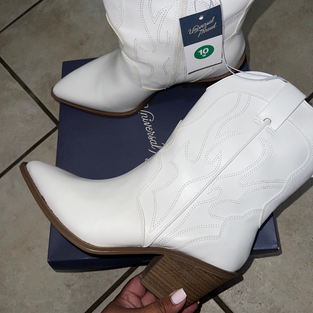 White Cowboy Boots